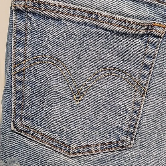 Snoopy Levis 501 Yellow Tag Button Fly Shorts Size 26 - Picture 11 of 13